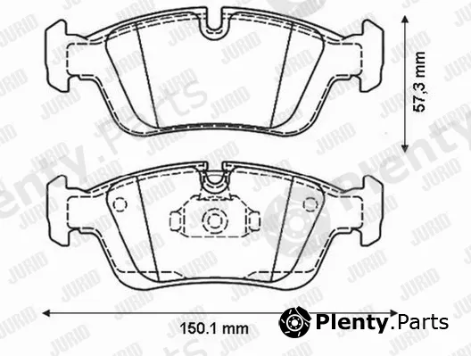 Jurid 571959D — Brake Pad Set, disc brake