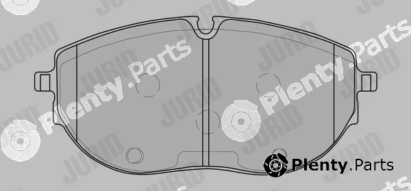 Jurid 574078J — Brake Pad Set, disc brake