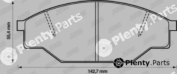 Jurid 572363J — Brake Pad Set, disc brake