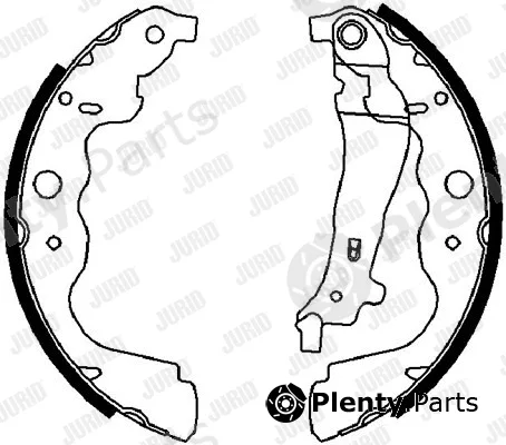 Jurid 362535J — Brake Shoe Set