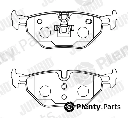 Jurid 571960J — Brake Pad Set, disc brake
