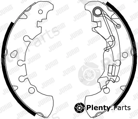 Jurid 362646J — Brake Shoe Set