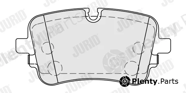 Jurid 574104J — Brake Pad Set, disc brake