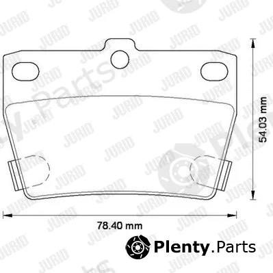 Jurid 572488J — Brake Pad Set, disc brake