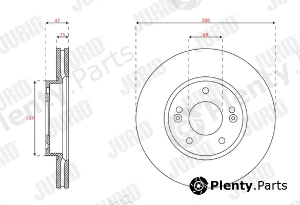 Jurid 563579JC — Brake Disc