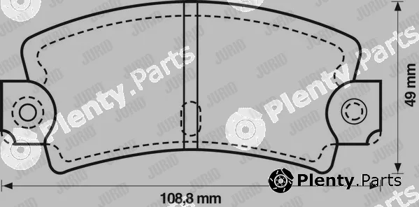 Jurid 571243J — Brake Pad Set, disc brake