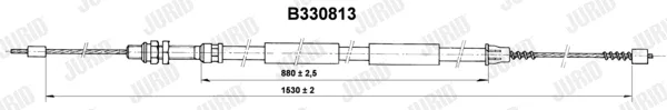 Jurid 431112J — Cable Pull, parking brake
