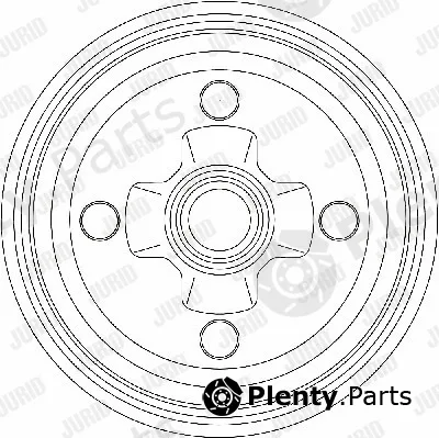 Jurid 329225J — Brake Drum