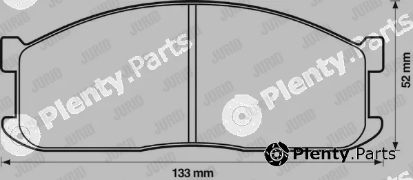 Jurid 572331J — Brake Pad Set, disc brake