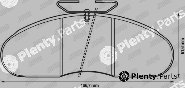 Jurid 571368J — Brake Pad Set, disc brake