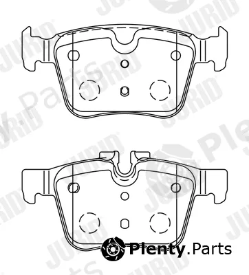 Jurid 573772J — Brake Pad Set, disc brake