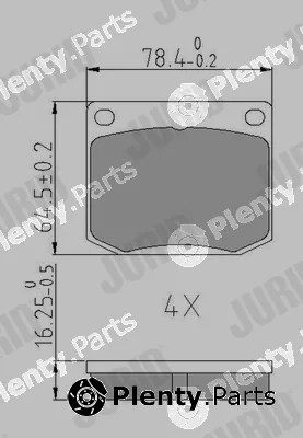 Jurid 571358J — Brake Pad Set, disc brake