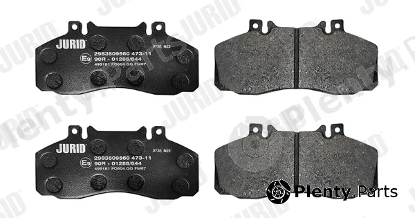 Jurid 2983509560 — Brake Pad Set, disc brake