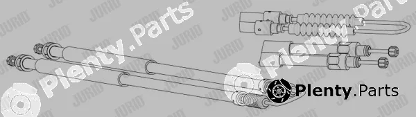 Jurid 432657J — Cable Pull, parking brake