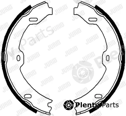 Jurid 362650J — Brake Shoe Set, parking brake
