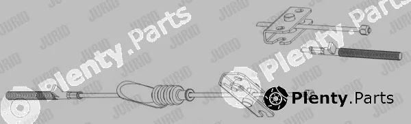 Jurid 432800J — Cable Pull, parking brake