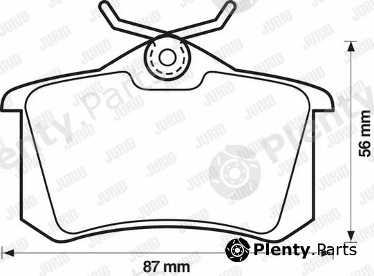 Jurid 571361D — Brake Pad Set, disc brake