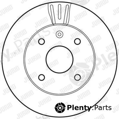 Jurid 562662J-1 — Brake Disc
