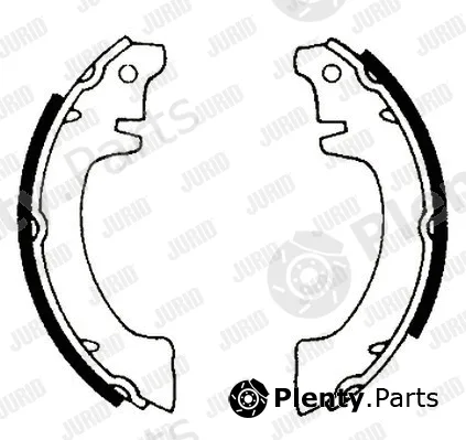 Jurid 361072J — Brake Shoe Set