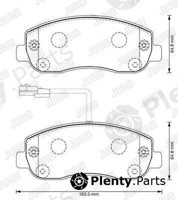 Jurid 573357J — Brake Pad Set, disc brake