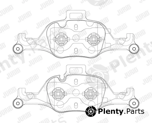 Jurid 573856J — Brake Pad Set, disc brake