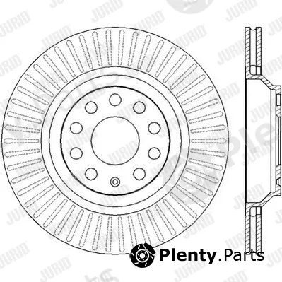 Jurid 562432JC-1 — Brake Disc