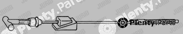 Jurid 432977J — Cable Pull, parking brake