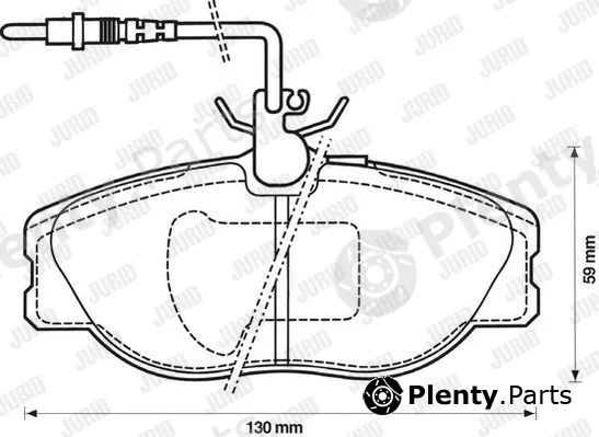 Jurid 571838J — Brake Pad Set, disc brake