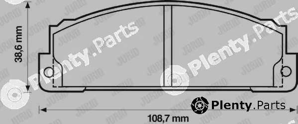 Jurid 571463D — Brake Pad Set, disc brake