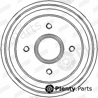 Jurid 329106J — Brake Drum