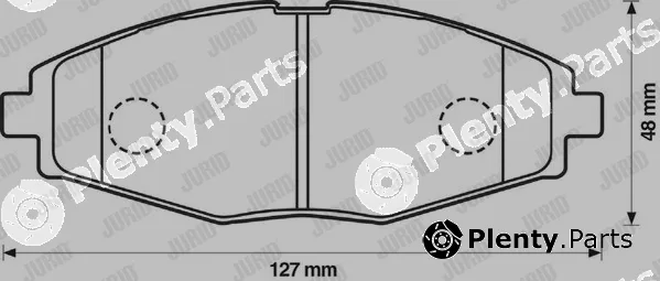 Jurid 572402J — Brake Pad Set, disc brake
