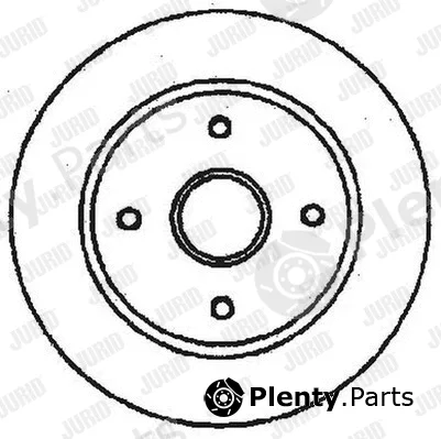 Jurid 561679J-1 — Brake Disc