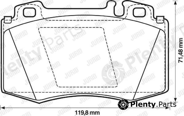 Jurid 571961J-AS — Brake Pad Set, disc brake