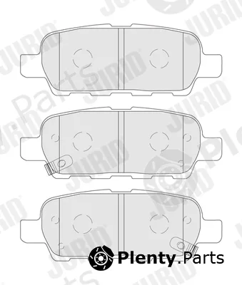 Jurid 573890J — Brake Pad Set, disc brake