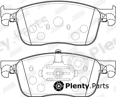 Jurid 573862J — Brake Pad Set, disc brake