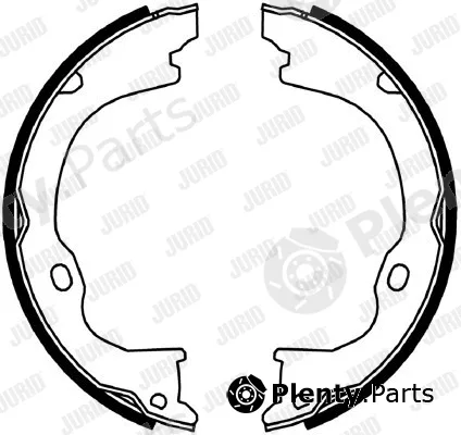 Jurid 362644J — Brake Shoe Set, parking brake