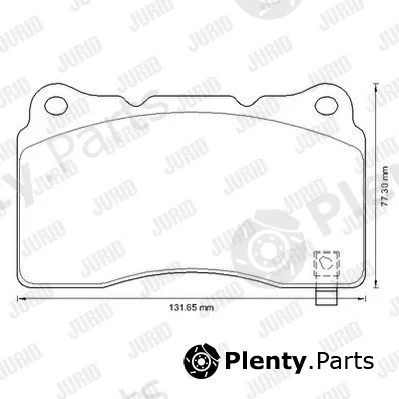 Jurid 573347J — Brake Pad Set, disc brake
