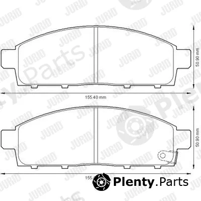Jurid 572574J — Brake Pad Set, disc brake
