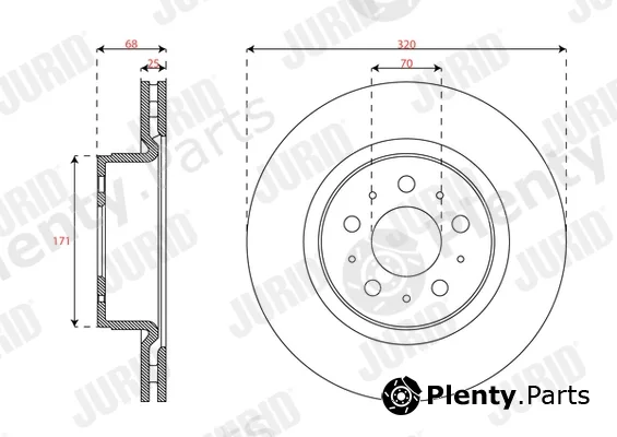 Jurid 563658JC — Brake Disc