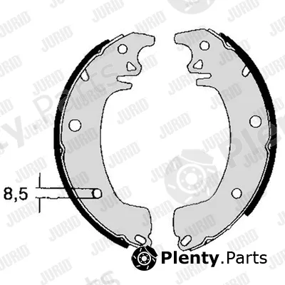 Jurid 361282J — Brake Shoe Set