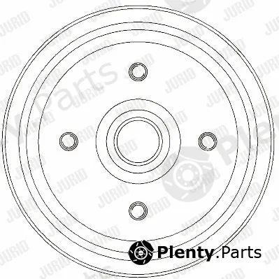 Jurid 329280J — Brake Drum