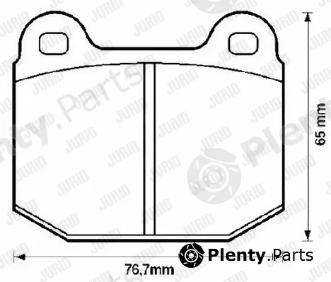 Jurid 571543J — Brake Pad Set, disc brake