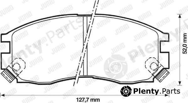 Jurid 572381J — Brake Pad Set, disc brake