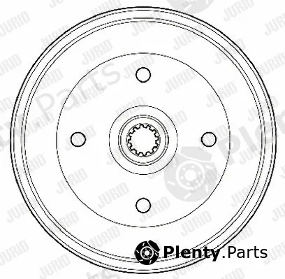Jurid 329124J — Brake Drum