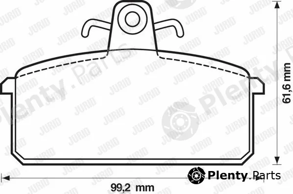 Jurid 571453J — Brake Pad Set, disc brake
