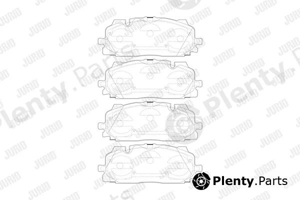 Jurid 573773J — Brake Pad Set, disc brake
