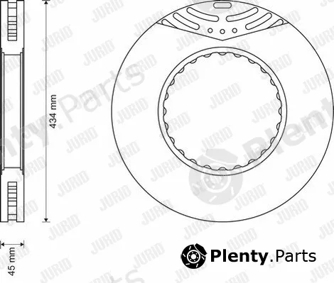 Jurid 569149J — Brake Disc