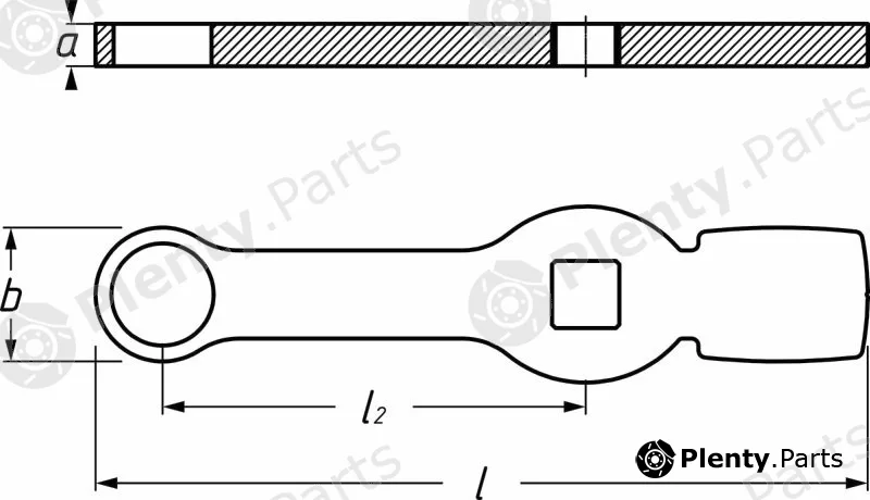 Hazet 2872-E18 — Slogging Ring Wrench