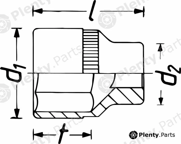 Hazet 1000-19 — Socket Wrench Insert