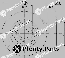 Japko 61L10 — Brake Disc